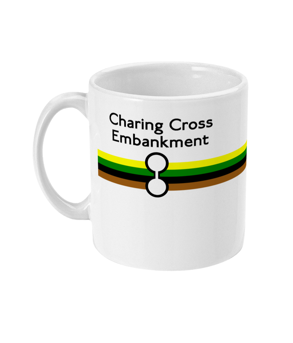 Charing Cross Embankment mug (retro)
