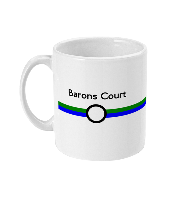 Barons Court mug