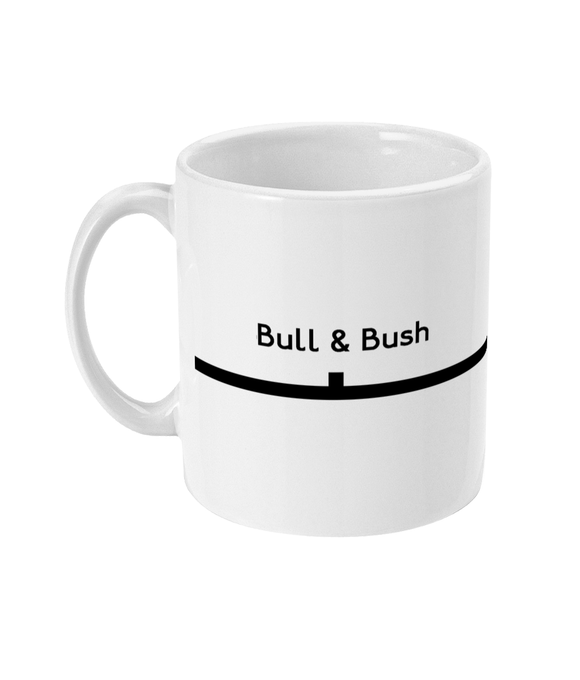 Bull and Bush mug (retro)