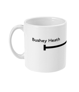 Bushey Heath mug (retro)